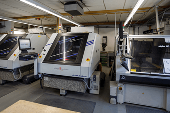 State of the art machinery