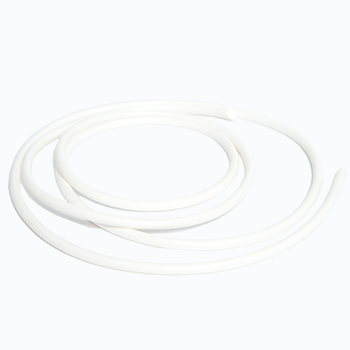 Silicone round cord white