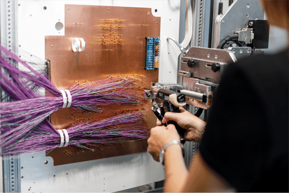 Automatic wiring machines