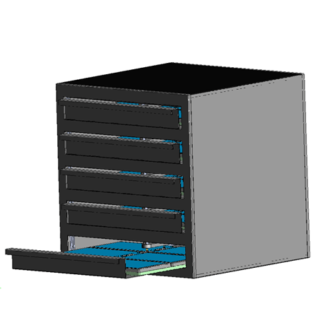 Scalable and stackable cell contacting for fully automated operation
