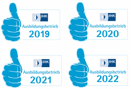 IHK Daumen hoch - 2019 I 2020 I 2021 I 2022