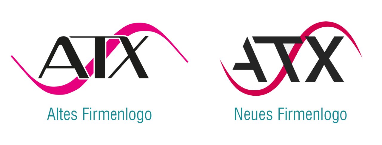 Altes und neues Logo der ATX im Vergleich