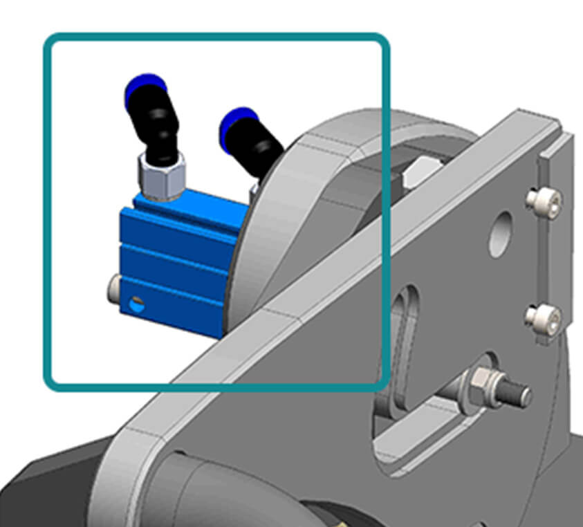 Pneumatic locking LHS series Focus