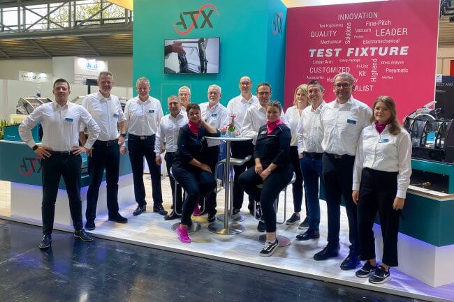 ATX trade fair team at Productronica 2023