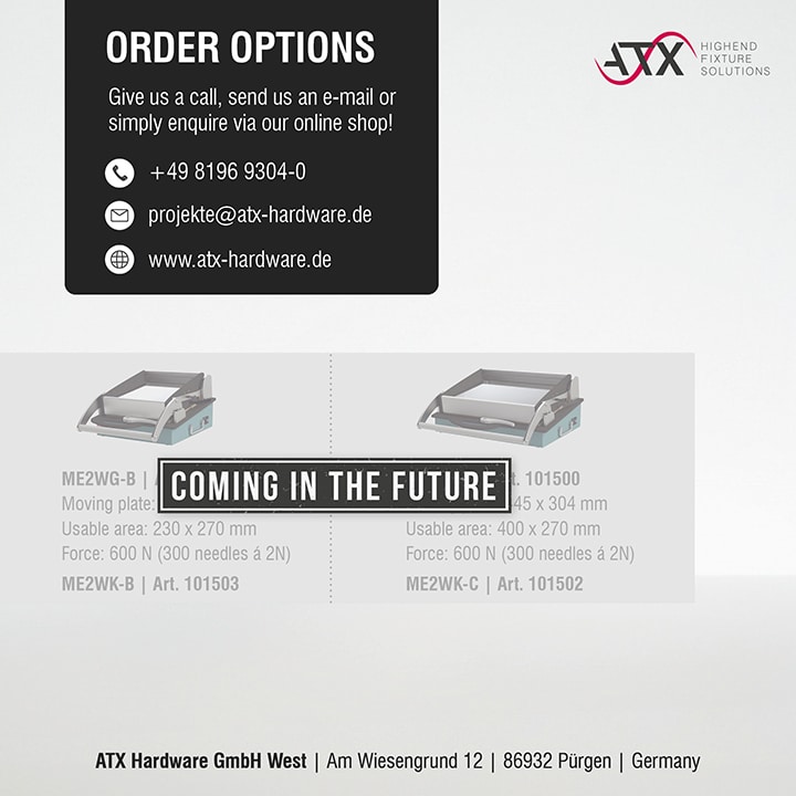 Standard versions of the ME2-series now in stock | ME2-series from stock