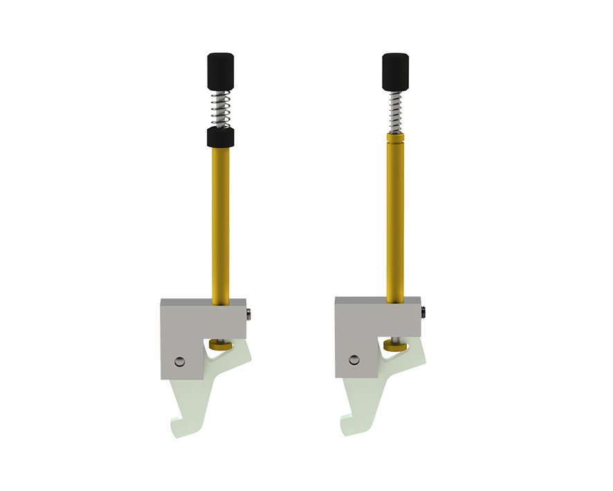 Manual push-button actuation | 90° deflection mechanical and vacuum