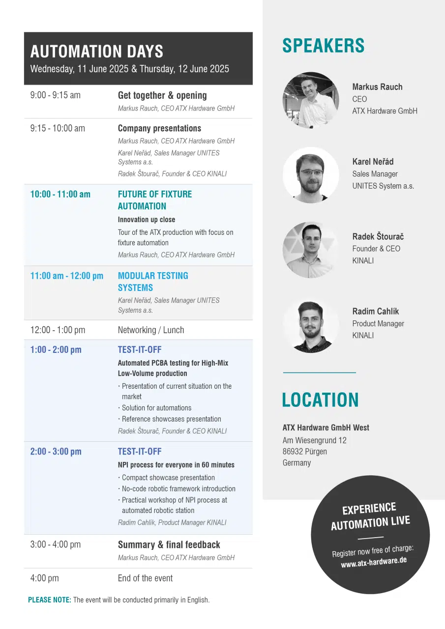 Agenda Automation Days 2025